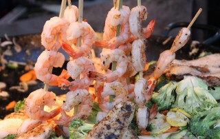 Fresh gulf shrimp at National Shrimp Festival in Gulf Shores