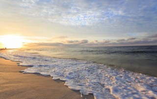 sunrise on Gulf Shores and Orange Beach Alabama