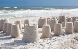 Sand Castles on the Beach
